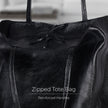 Italian Genuine Metallic Suede Tote Bag | Pisa