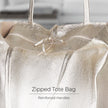 Italian Genuine Metallic Suede Tote Bag | Pisa