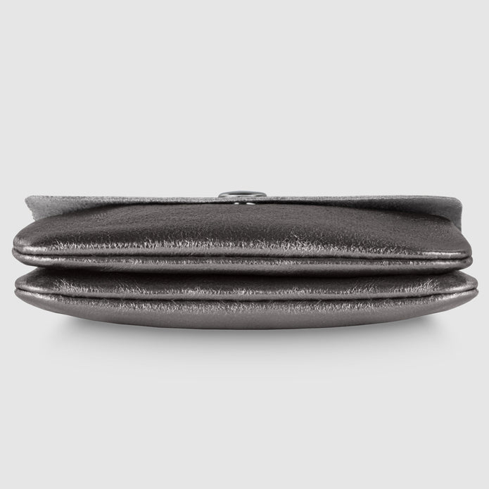 Italian Genuine Metallic Suede Wallet | Assisi