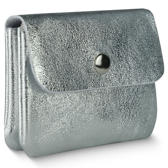Italian Genuine Metallic Suede Wallet | Assisi