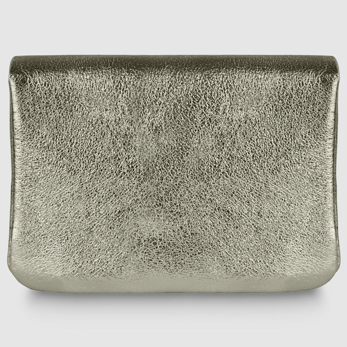 Italian Genuine Metallic Suede Wallet | Assisi