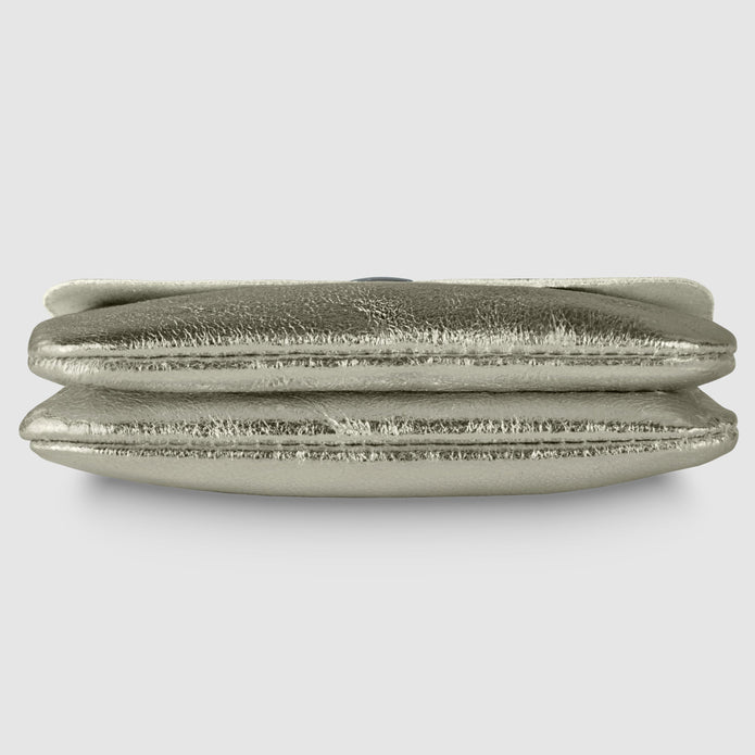 Italian Genuine Metallic Suede Wallet | Assisi