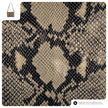 Italian Genuine Python-Print Suede Crossbody Bag | Lecce