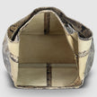Italian Genuine Python-Print Suede Hobo Bag | Isernia