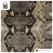Italian Genuine Python-Print Suede Hobo Bag | Isernia