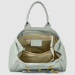 Italian Genuine Suede & Full-Grain Leather Top-Handle Bag | Forlì