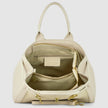 Italian Genuine Suede & Full-Grain Leather Top-Handle Bag | Forlì
