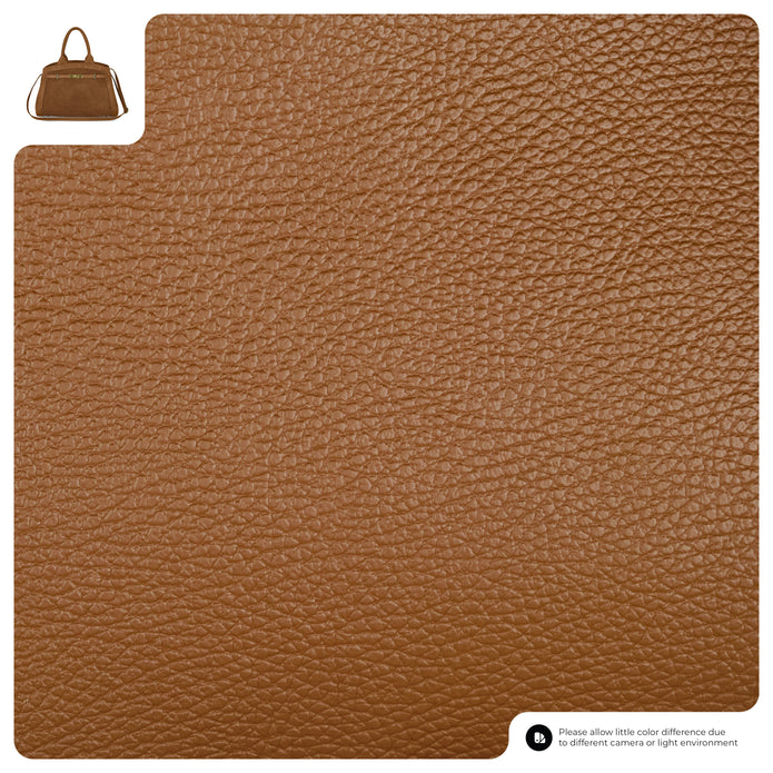Italian Genuine Suede & Full-Grain Leather Top-Handle Bag | Forlì