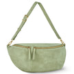 Italian Genuine Suede Crossbody Bag | Genova