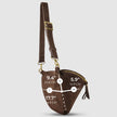 Italian Genuine Suede Crossbody Bag | Genova
