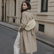 Italian Genuine Suede Crossbody Bag | Genova