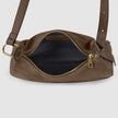 Italian Genuine Suede & Full-Grain Leather Crossbody Bag | Cremona