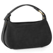 Italian Genuine Suede & Full-Grain Leather Crossbody Bag | Cremona
