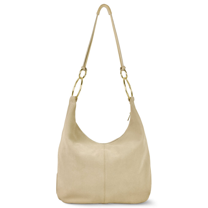 Italian Genuine Suede Hobo Bag | Belluno