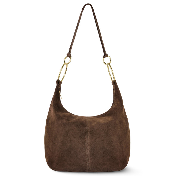 Italian Genuine Suede Hobo Bag | Belluno