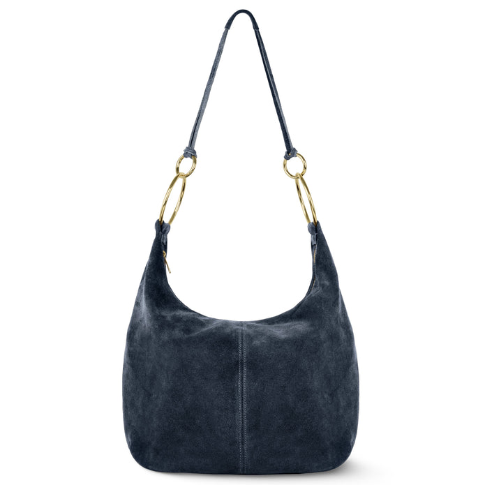 Italian Genuine Suede Hobo Bag | Belluno