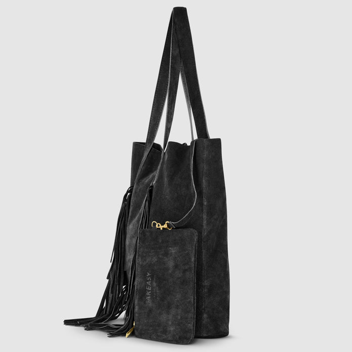 Italian Genuine Suede Tote Bag | Como