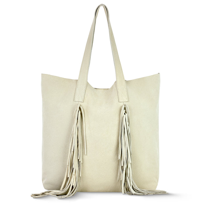 Italian Genuine Suede Tote Bag | Como