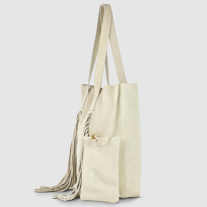 Italian Genuine Suede Tote Bag | Como