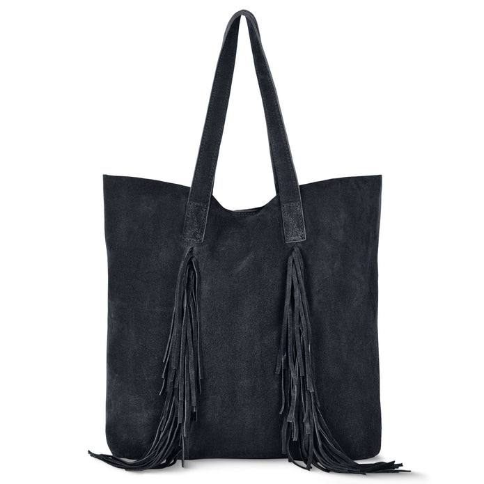 Italian Genuine Suede Tote Bag | Como