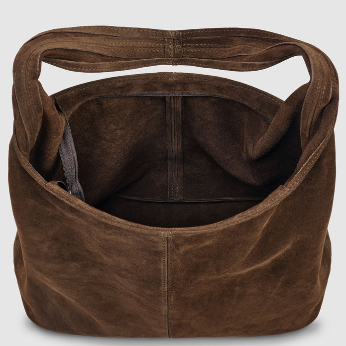 Italian Genuine Suede Hobo Bag | Palermo