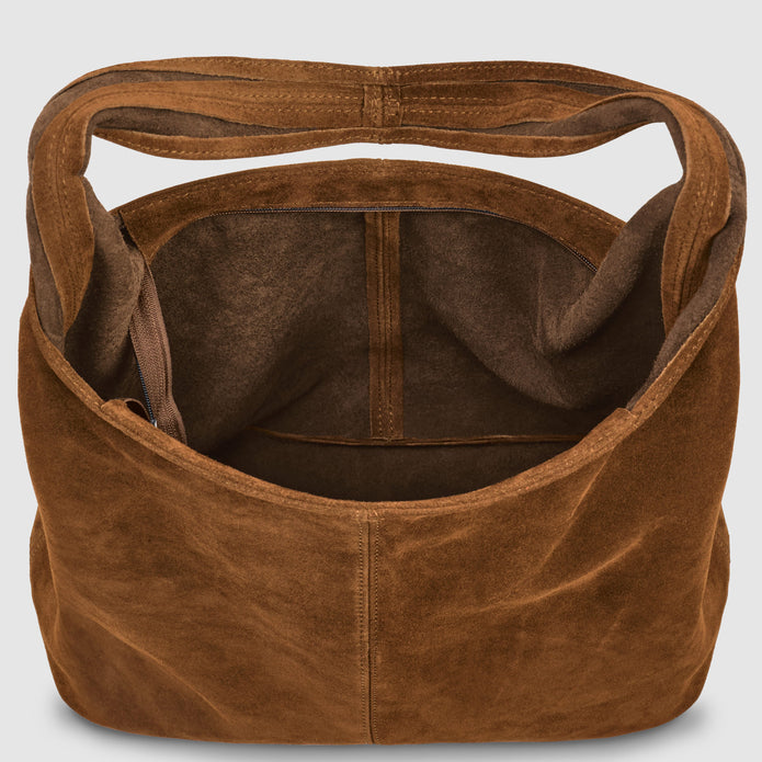 Italian Genuine Suede Hobo Bag | Palermo