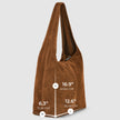 Italian Genuine Suede Hobo Bag | Palermo