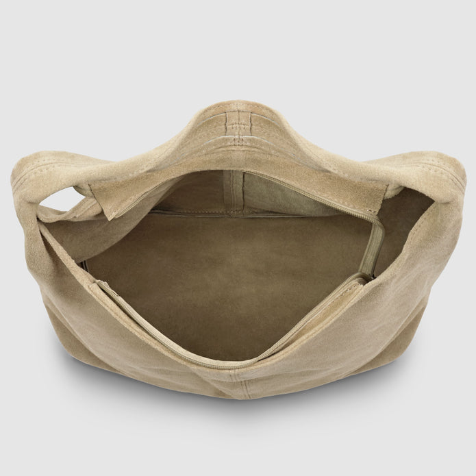 Italian Genuine Suede Hobo Bag | Palermo
