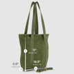 Italian Genuine Suede & Full-Grain Leather Tote Bag | Varese