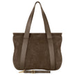 Italian Genuine Suede & Full-Grain Leather Tote Bag | Varese