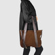 Italian Genuine Suede & Full-Grain Leather Tote Bag | Varese