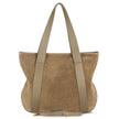 Italian Genuine Suede & Full-Grain Leather Tote Bag | Varese