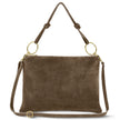 Italian Genuine Suede Shoulder Bag | Modena