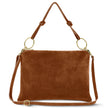 Italian Genuine Suede Shoulder Bag | Modena