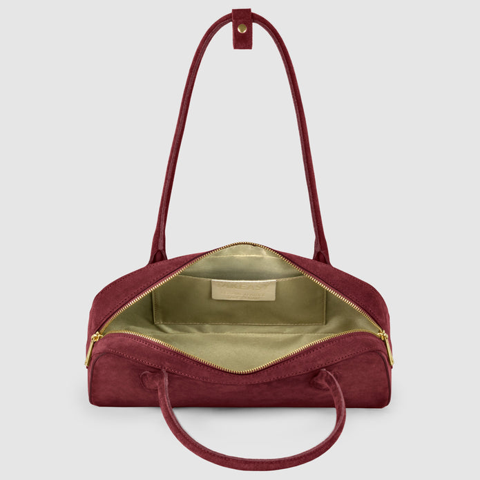 Italian Genuine Suede Shoulder Bag | Pavia