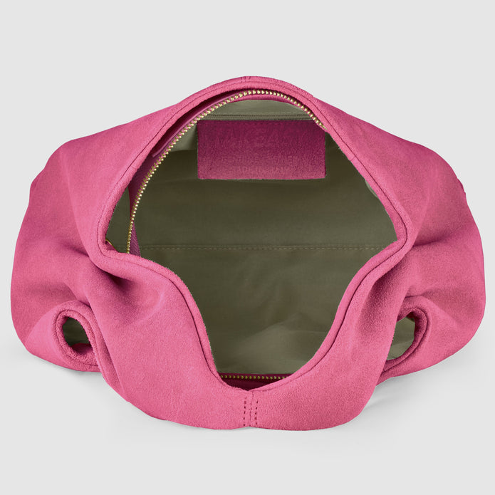 Italian Genuine Suede Shoulder Bag | Ferrara