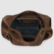 Italian Genuine Suede Shoulder Bag | Ferrara