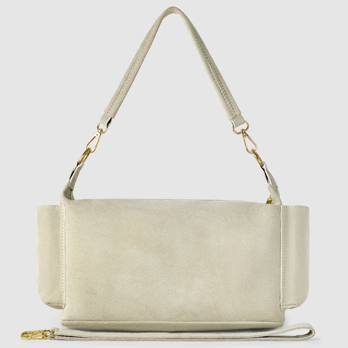 Italian Genuine Suede Shoulder Bag | Sondrio