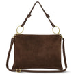 Italian Genuine Suede Shoulder Bag | Modena