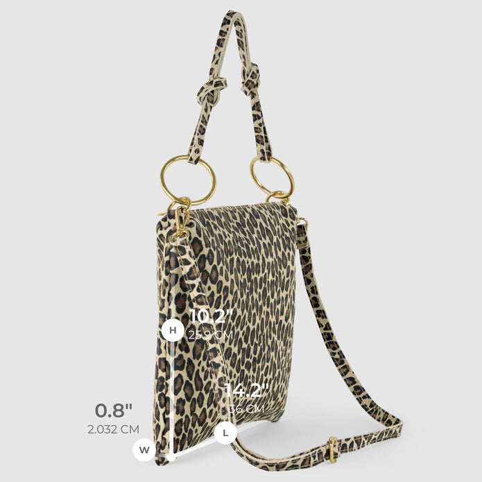 Italian Genuine Suede Shoulder Bag | Modena