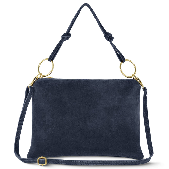 Italian Genuine Suede Shoulder Bag | Modena