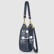 Italian Genuine Suede & Full-Grain Leather Shoulder Bag | Arezzo