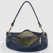 Italian Genuine Suede & Full-Grain Leather Shoulder Bag | Arezzo