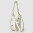 Italian Genuine Suede & Full-Grain Leather Shoulder Bag | Arezzo