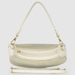 Italian Genuine Suede & Full-Grain Leather Shoulder Bag | Arezzo