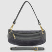 Italian Genuine Suede & Full-Grain Leather Shoulder Bag | Arezzo