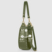 Italian Genuine Suede & Full-Grain Leather Shoulder Bag | Arezzo