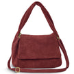 Italian Genuine Suede Top-Handle Bag | Ravenna