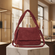 Italian Genuine Suede Top-Handle Bag | Ravenna