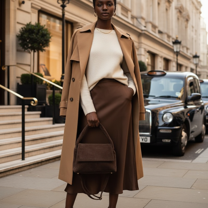 Italian Genuine Suede Top-Handle Bag | Ravenna